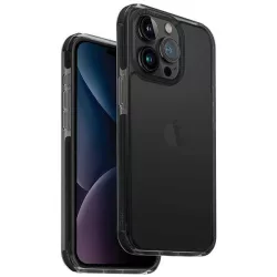  UNIQ etui Combat iPhone 15 Pro 6.1" fekete, Carbon/carbon fekete tok
