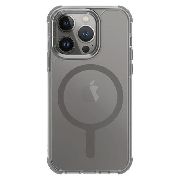UNIQ etui Combat iPhone 15 Pro 6.1" Magclick Charging fagy szürke tok