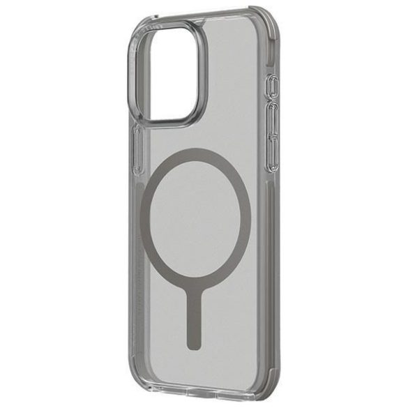 UNIQ etui Combat iPhone 15 Pro 6.1" Magclick Charging fagy szürke tok