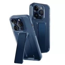   UNIQ etui Heldro MountStand iPhone 15 Pro 6.1" mélykék tok