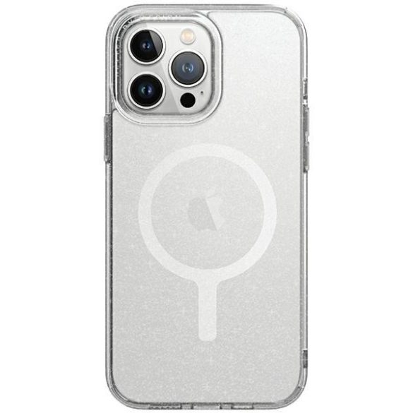 UNIQ etui LifePro Xtreme iPhone 15 Pro Max 6.7" Magclick töltés átlátszó flitteres fényes tok