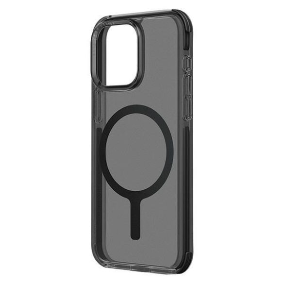 UNIQ etui Combat iPhone 15 Pro Max 6.7" Magclick töltő carbon fekete tok