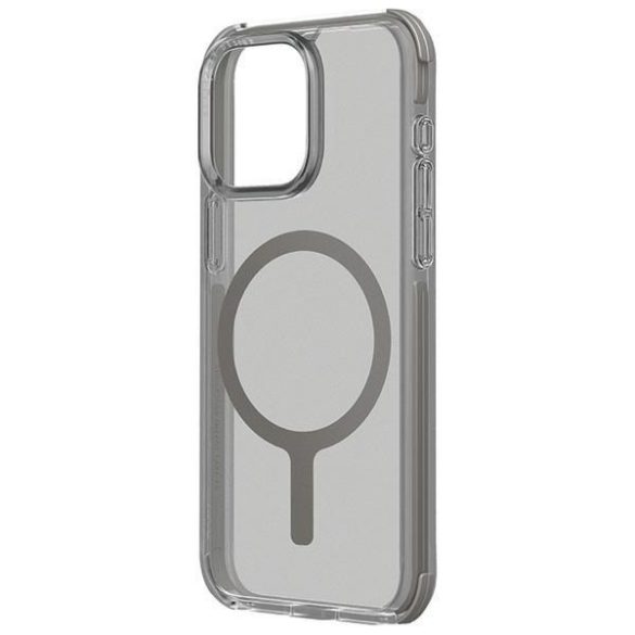 UNIQ etui Combat iPhone 15 Pro Max 6.7" Magclick töltő fagyszürke tok