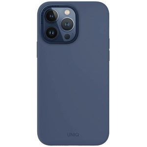 UNIQ etui Lino Hue iPhone 15 Pro Max 6.7" Magclick Charging tengerészkék tok