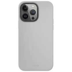   UNIQ etui Lino Hue iPhone 15 Pro Max 6.7" Magclick töltés kréta szürke tok
