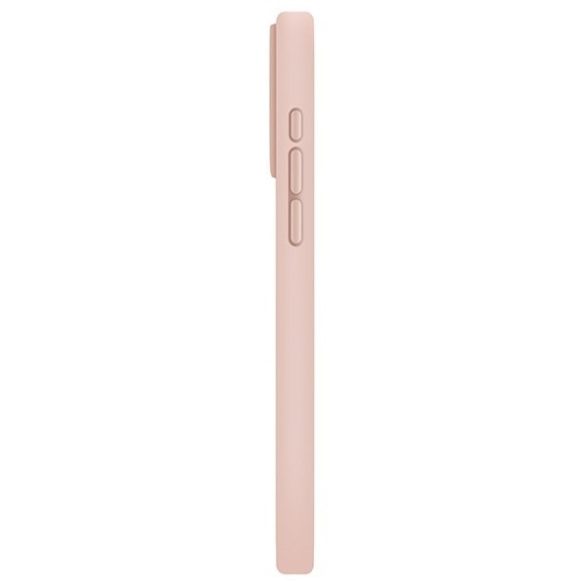 UNIQ etui Lino Hue iPhone 15 Pro Max 6.7" Magclick Charging rózsaszín tok