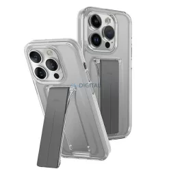   UNIQ etui Heldro MountStand iPhone 15 Pro Max 6.7" átlátszó tok