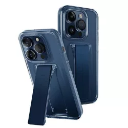   UNIQ etui Heldro MountStand iPhone 15 Pro Max 6.7" mélykék tok