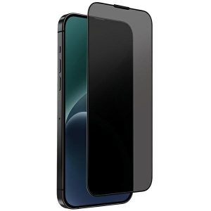 UNIQ Optix Privacy betekintésvédett edzett üveg applikátorral iPhone 15 Pro 