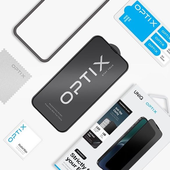 UNIQ Optix Privacy edzett üveg iPhone 15 Pro Max