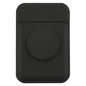 UNIQ Flixa mágneses kártyatárca fekete MagSafe támogatással