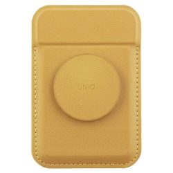   UNIQ Flixa mágneses kártyatárca MagSafe támogatással sárga