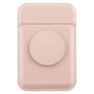 UNIQ Flixa mágneses kártyatárca MagSafe támogatással pink