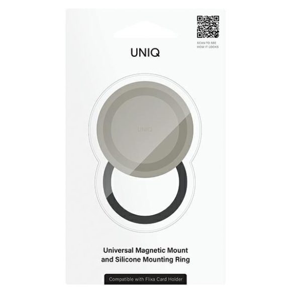 UNIQ Flixa mágneses talapzat mágneses rögzítő talapzat szürke