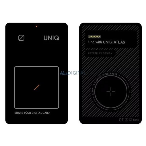 UNIQ NFC Locator Atlas szürke/grafit UNIQ-ATLASCARDTRK-GRAPHITE