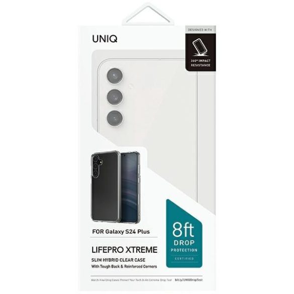 UNIQ tok etui LifePro Xtreme Samsung S24+ S926 átlátszó