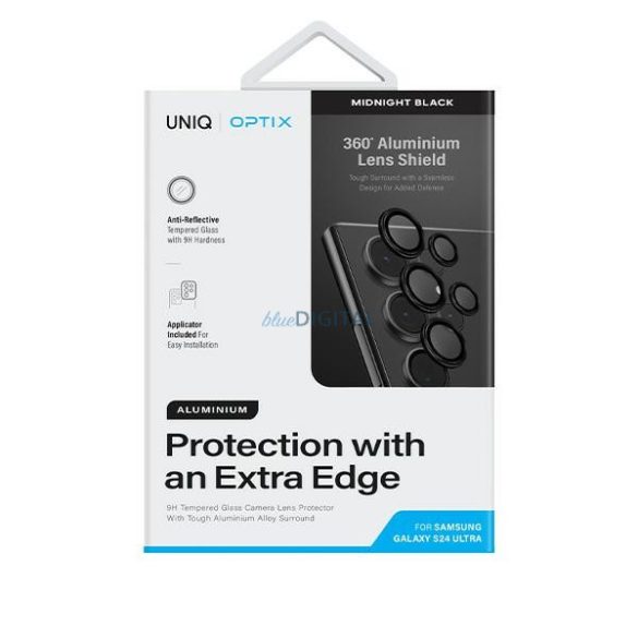 UNIQ Optix Aluminium Camera Lens Protector kamera lencse védő fólia Samsung Galaxy S24 Ultra