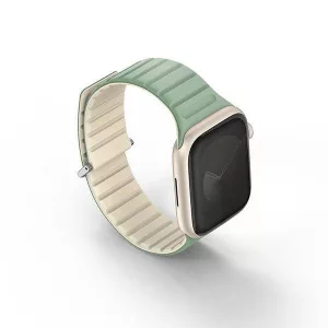 UNIQ szíj Revix Evo Apple Watch Series 1-9/SE/SE2/SE3 38/40/41mm Reversibilis mágneses mentolos szíj