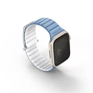 UNIQ szíj Revix Evo Apple Watch Series 1-9/SE/SE2/SE3 38/40/41mm Reversible Magnetic kék