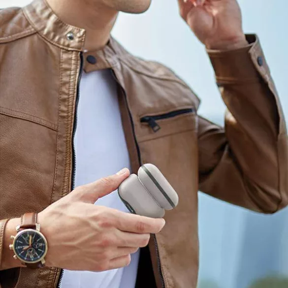 UNIQ Lyden DS AirPods Pro 2 gen (2022/2023) bézs-zöld/elefántcsont-zöld tok (2022/2023)