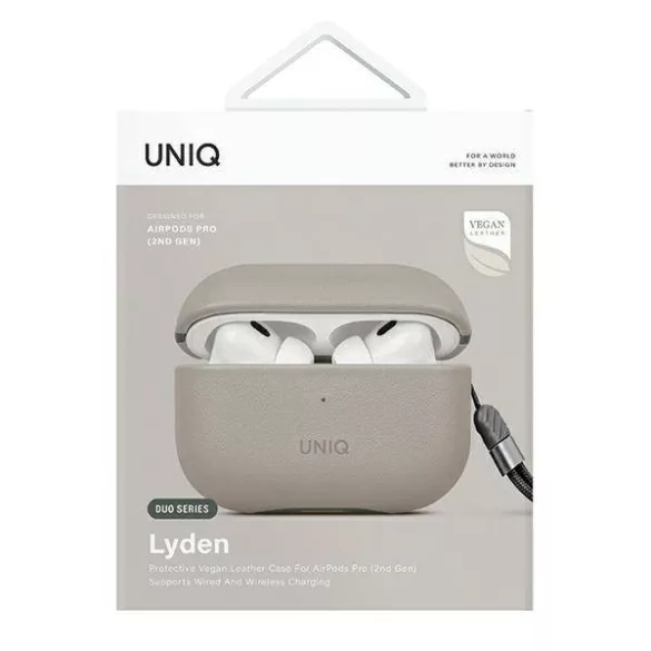 UNIQ Lyden DS AirPods Pro 2 gen (2022/2023) bézs-zöld/elefántcsont-zöld tok (2022/2023)