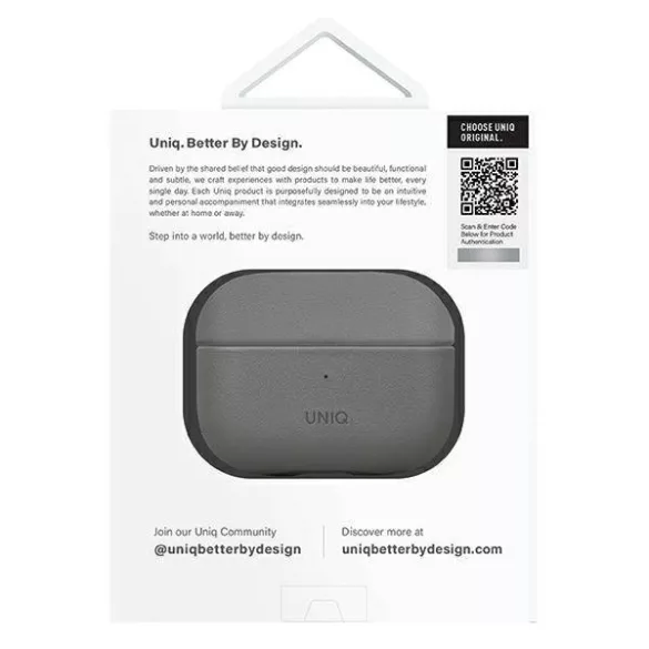 UNIQ Lyden DS AirPods Pro 2 gen (2022/2023) tok szürke-fekete/szénszürke szürke-fekete