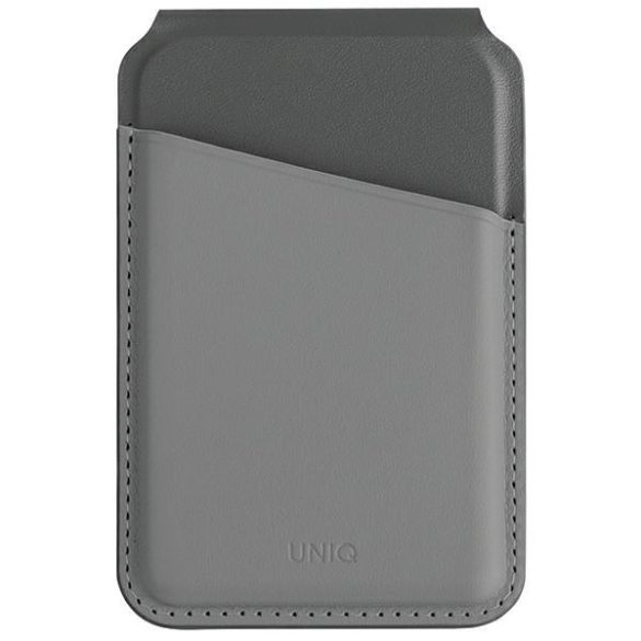 UNIQ Lyden DS mágneses RFID kártyatartó és kitámasztó - szürke-fekete