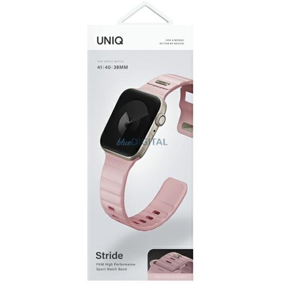 UNIQ Stride szíj Apple Watch 38 / 40 / 41 mm - rózsaszín