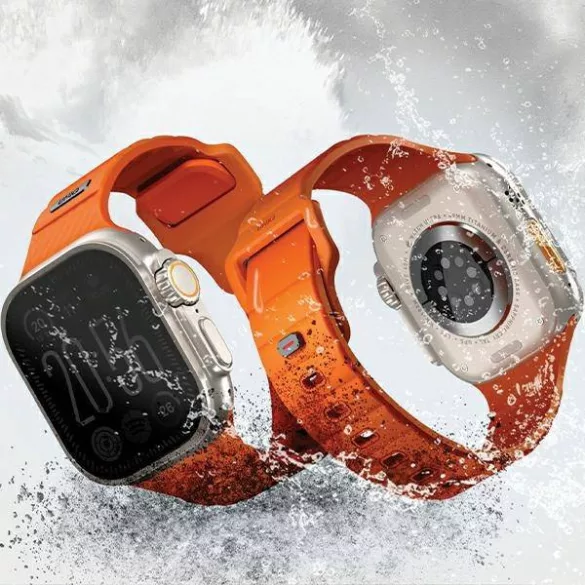 UNIQ Stride szíj Apple Watch 38 / 40 / 41 mm - sötétzöld