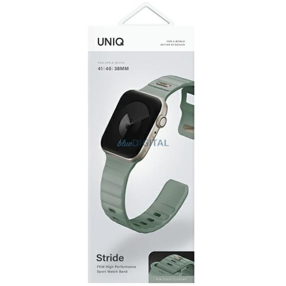UNIQ Stride szíj Apple Watch 38 / 40 / 41 mm - világoszöld