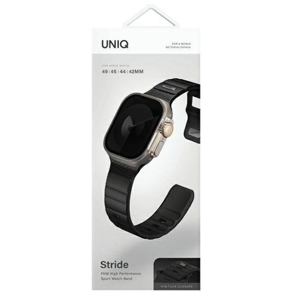 UNIQ Strap Stride Apple Watch Series 1/2/3/4/4/5/6/7/8/9/SE1/2/3/Ultra1/2/3 42/44/45/49mm FKM gumiszíj