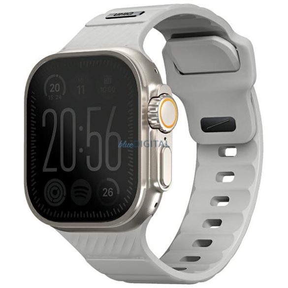 UNIQ Stride szíj Apple Watch 42 / 44 / 45 / 49 mm - szürke