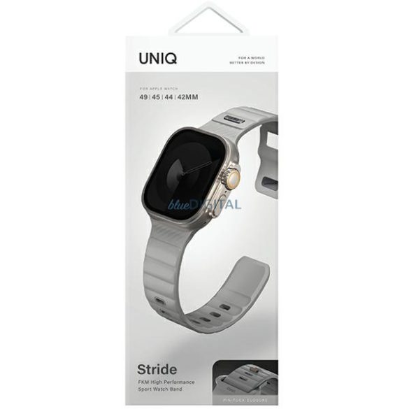 UNIQ Stride szíj Apple Watch 42 / 44 / 45 / 49 mm - szürke