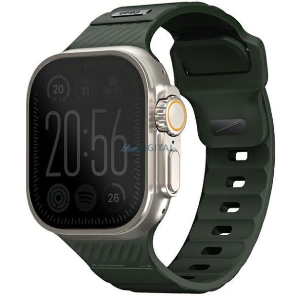 UNIQ Stride szíj Apple Watch 42 / 44 / 45 / 49 mm - sötétzöld