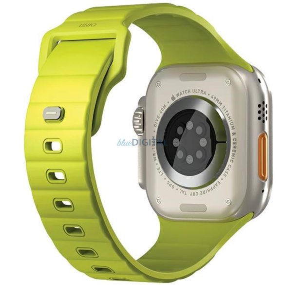 UNIQ Stride szíj Apple Watch 42 / 44 / 45 / 49 mm - limezöld