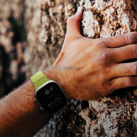 UNIQ Stride szíj Apple Watch 42 / 44 / 45 / 49 mm - limezöld