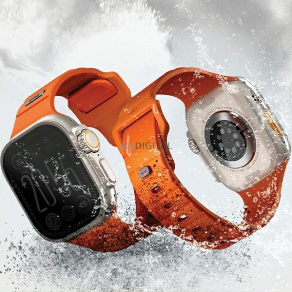 UNIQ Stride szíj Apple Watch 42 / 44 / 45 / 49 mm - limezöld
