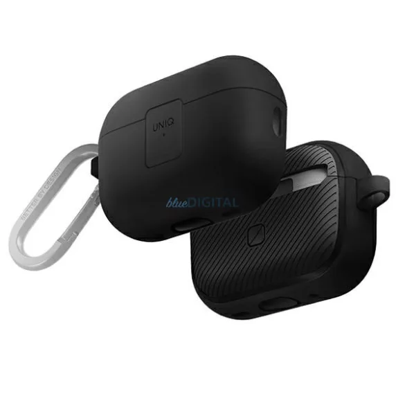UNIQ Clyde Lock tok AirPods Pro 2 (2022/2023) fekete-sötétszürke/szénszürke-sötétszürke