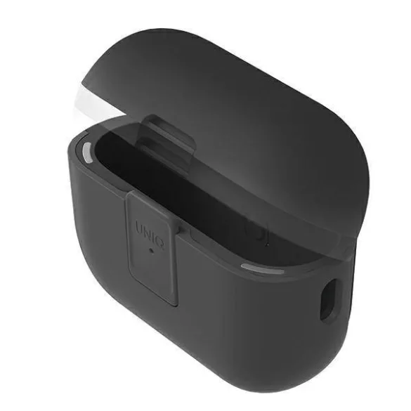 UNIQ Clyde Lock tok AirPods Pro 2 (2022/2023) fekete-sötétszürke/szénszürke-sötétszürke