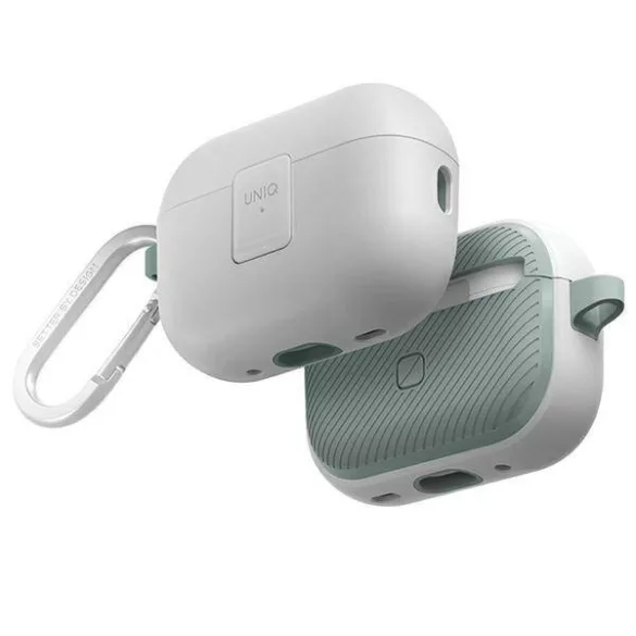 UNIQ Clyde Lock tok AirPods Pro 2 (2022/2023) fehér-menta/galamb fehér-puha menta