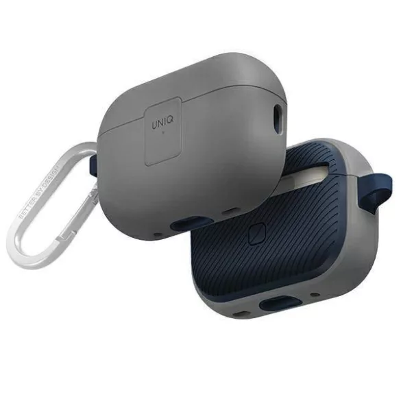 UNIQ Clyde Lock tok AirPods Pro 2 (2022/2023) kréta szürke-marine kék