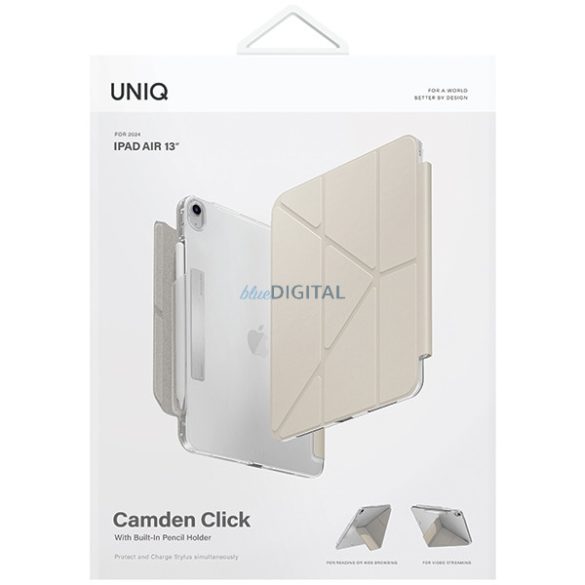 UNIQ Camden Click tok iPad Air 13" (2024) - bézs