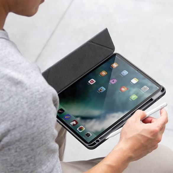 UNIQ Moven iPad Air 13" (2024) tok rózsaszín/pirosas rózsaszín