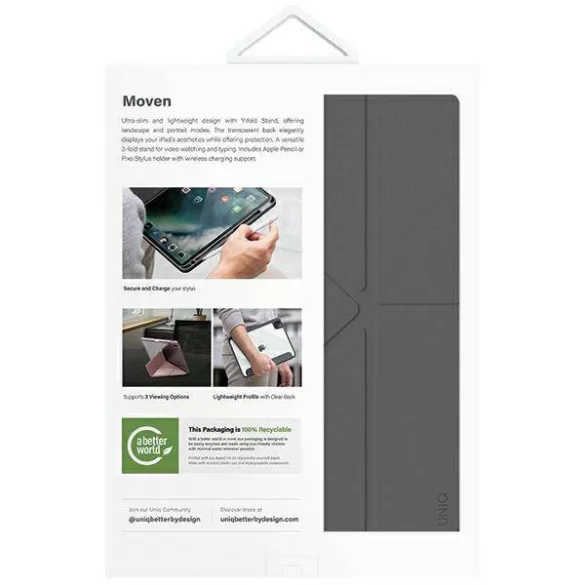 UNIQ Moven iPad Pro 11" tok (2024) szürke/szénszürke