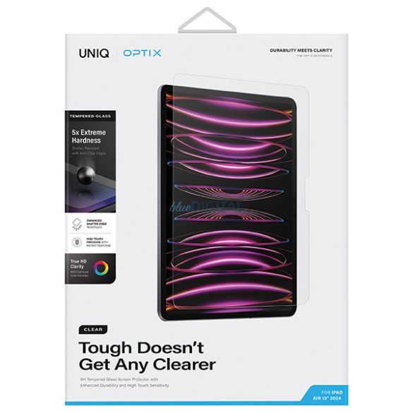 UNIQ Optix Clear edzett üveg iPad Air 13" 2024