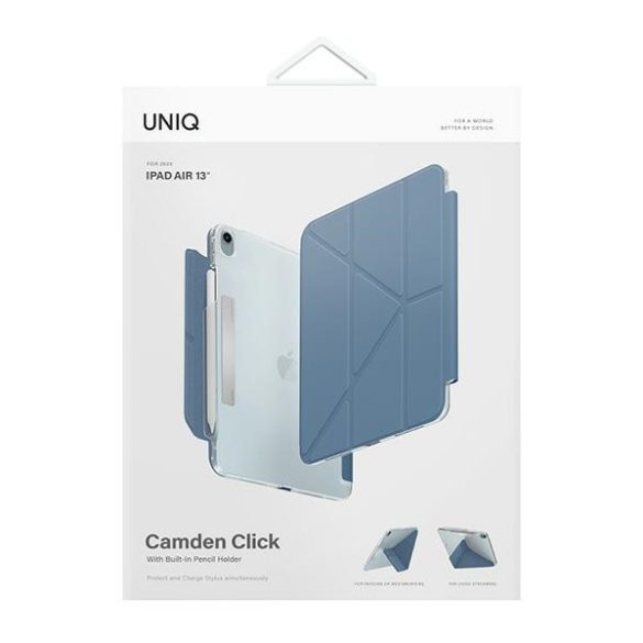 UNIQ Camden Click tok iPad Air 13" (2024) - kék