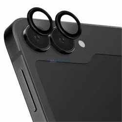   UNIQ Optix alumínium kamera lencse védő üveg fekete szegéllyel Samsung Galaxy Z Flip6 F741