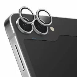   UNIQ Optix alumínium kamera lencse védő üveg ezüst színű szegéllyel Samsung Galaxy Z Flip6 F741