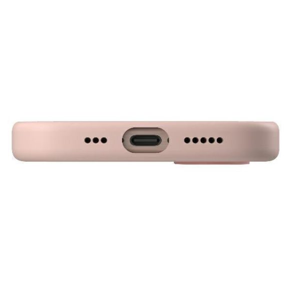 Uniq Lino Hue Magclick Charging tok iPhone 16 Pro - rózsaszín