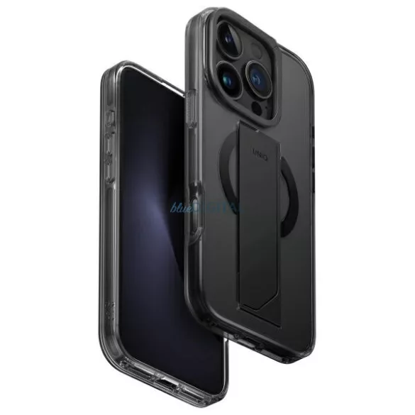 UNIQ Heldro Max MagSafe-kompatibilis tok iPhone 16 Pro - füstszürke